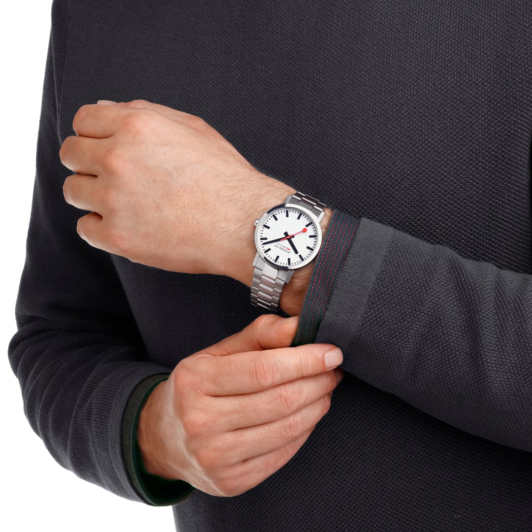 Classic, Brushed Steel, 40 mm, Stainless Steel Watch - Image 2