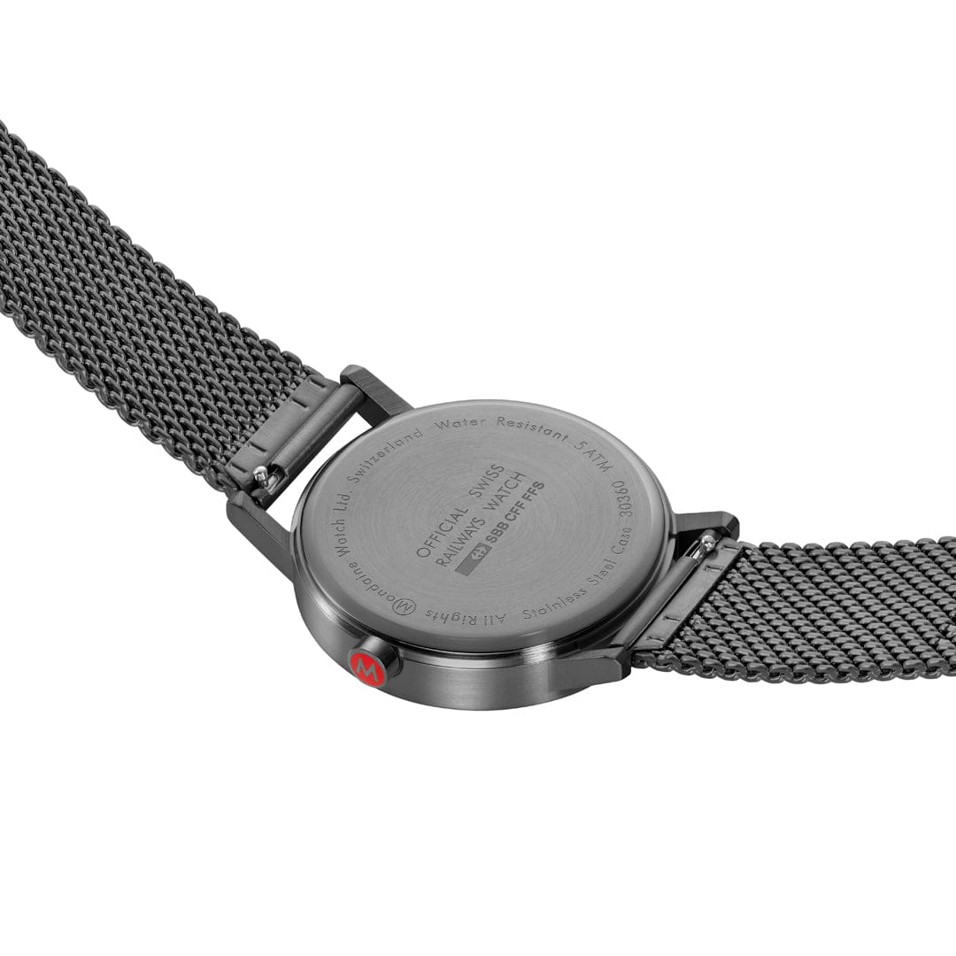 Classic, Brushed Steel, 40 mm, Anthracite Stainless Steel Watch - Image 5
