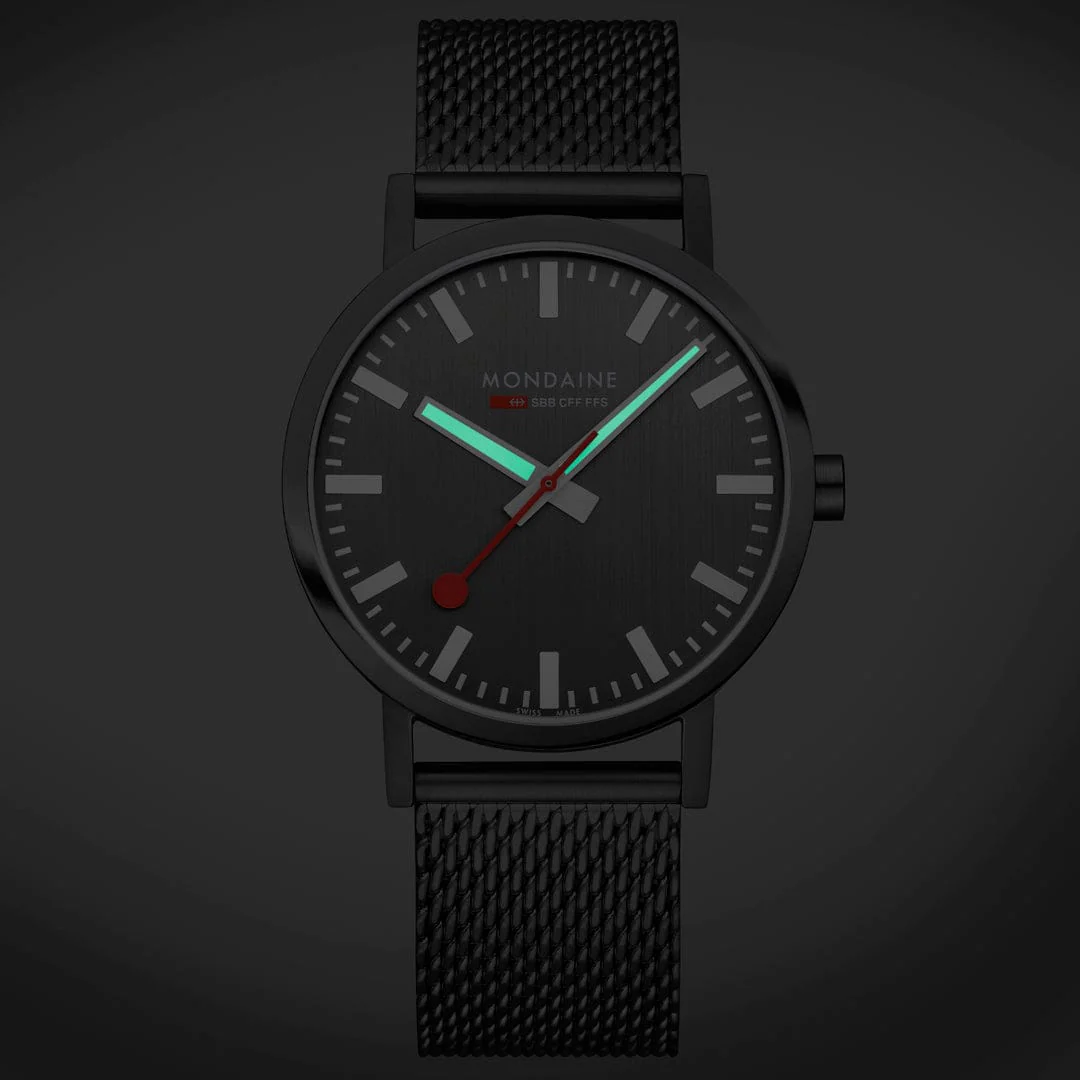 Classic, Brushed Steel, 40 mm, Anthracite Stainless Steel Watch - Image 9
