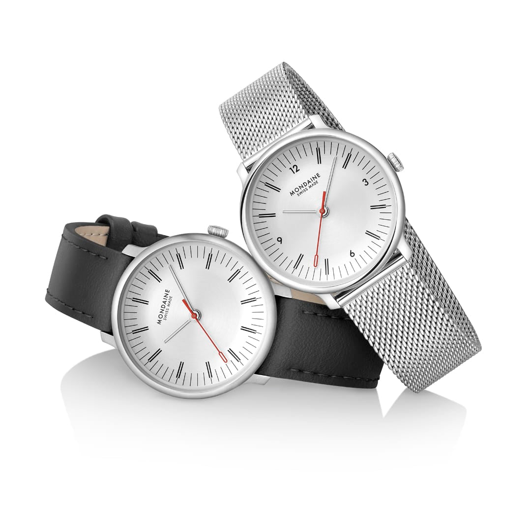 Doppio, Brushed Steel, 33 mm, Black Vegan Grape Leather - Image 8