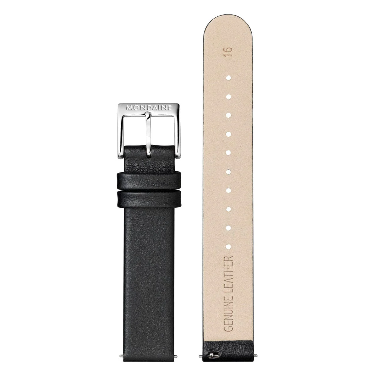 Genuine Leather Watch Strap - 16 mm