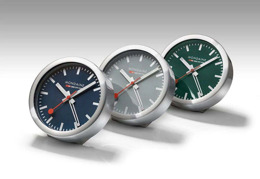 Table clock, 125 mm, Deep Ocean Blue - Image 6